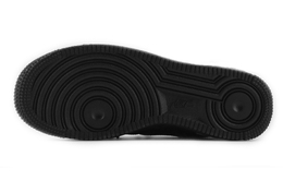 Nike: Чёрные кроссовки  Air Force 1