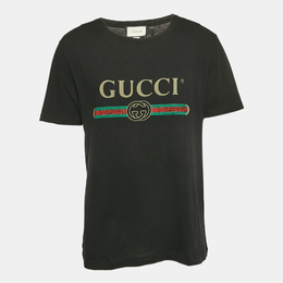 Gucci: Чёрная футболка 