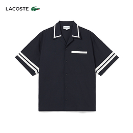 Lacoste: Чёрная рубашка 