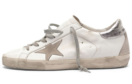 Golden Goose: Бежевые кроссовки  Super Star