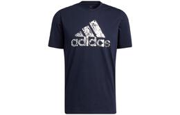 Adidas: Чёрная футболка 