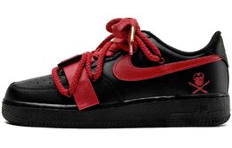 Nike: Чёрные кроссовки  Air Force 1