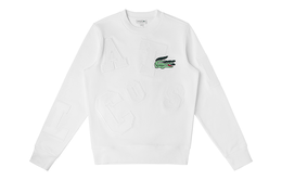 Lacoste: Белая толстовка 