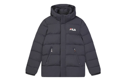 Fila: Тёмный пуховик 