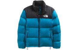 The North Face: Синий пуховик 