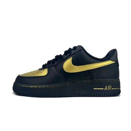 Nike: Чёрные кроссовки  Air Force 1