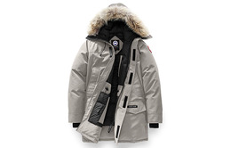 Canada Goose: Серый пуховик 