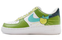 Nike: Зелёные кроссовки  Air Force 1