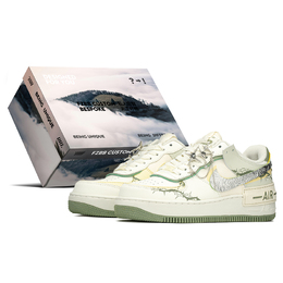 Nike: Бежевые кроссовки  Air Force 1