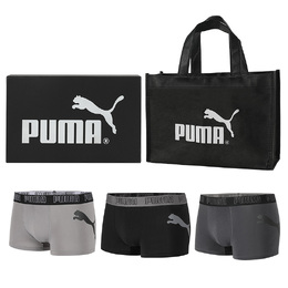 PUMA: Чёрные трусы 