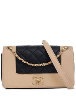 CHANEL Pre-Owned: Двухцветная сумка через плечо 