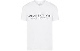 Armani Exchange: Белая футболка 