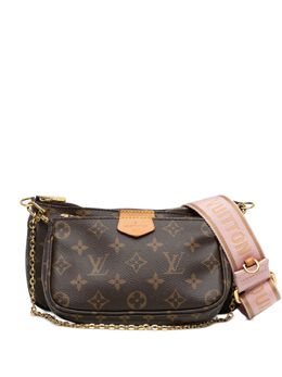 Louis Vuitton Pre-Owned: Коричневая сумка 