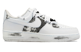 Nike: Чёрные кроссовки  Air Force 1