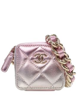 CHANEL Pre-Owned: Розовая сумка через плечо 