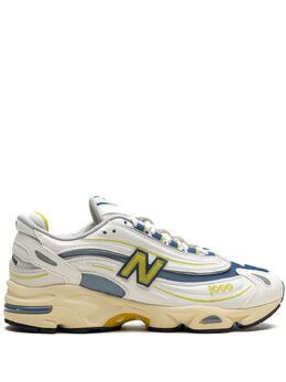 New Balance: Белые кроссовки 