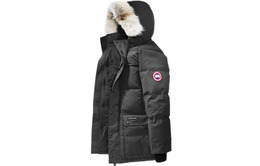 Canada Goose: Серый пуховик 