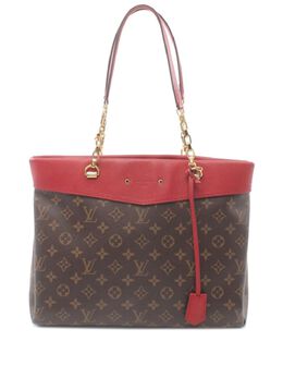 Louis Vuitton Pre-Owned: Коричневая сумка-шоппер 