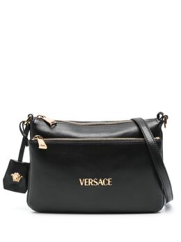 Versace: Чёрная сумка 