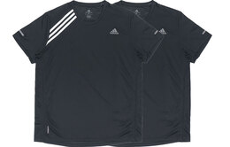 Adidas: Чёрная футболка 