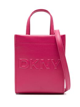 DKNY: Розовая сумка-шоппер 