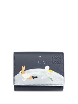 LOEWE: Синий кошелёк 