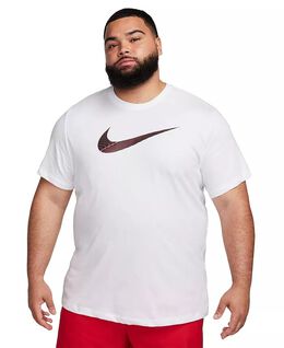 Nike: Белая футболка  Dri FIT