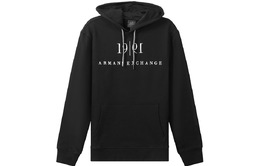 Armani Exchange: Чёрная толстовка 