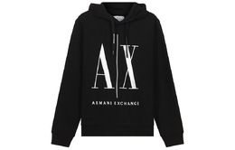 Armani Exchange: Чёрная толстовка 