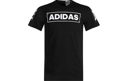 Adidas: Чёрная футболка 