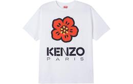 Kenzo: Белая футболка 