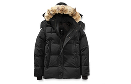 Canada Goose: Чёрный пуховик 