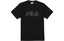 Fila: Чёрная футболка 