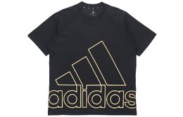 Adidas: Чёрная футболка 