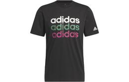 Adidas: Чёрная футболка 