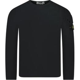 Stone Island: Чёрная толстовка 