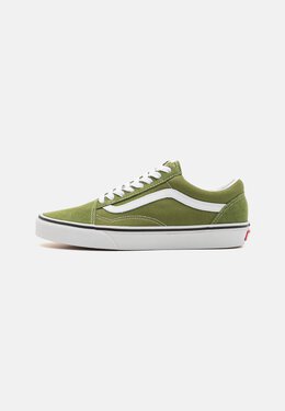 Vans: Зелёные кроссовки  Old Skool