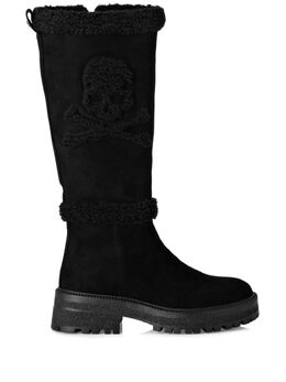 Philipp Plein: Чёрные ботинки  Skull