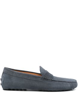 Tod's: Синие туфли  Gommino