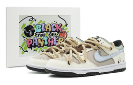 Nike: Бежевые кроссовки  Dunk