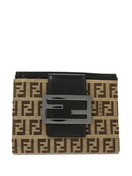 Fendi Pre-Owned: Бежевый кошелёк 