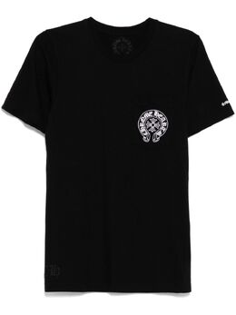 Chrome Hearts: Чёрная футболка 