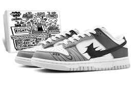 Nike: Чёрные кроссовки  Dunk