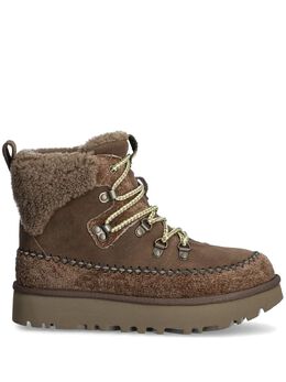 UGG: Коричневые ботинки 