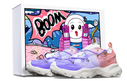 Nike: Фиолетовые кроссовки 