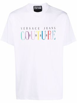 Versace Jeans Couture: Белая футболка 