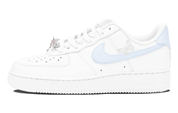 Nike: Серебристые кроссовки  Air Force 1