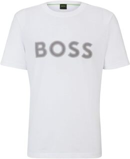 Hugo Boss: Белая футболка 