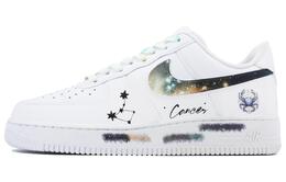 Nike: Фиолетовые кроссовки  Air Force 1