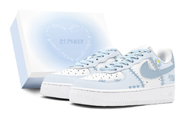 Nike: Голубые кроссовки  Air Force 1